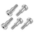 6pcs 304 Stainless Steel Shoulder Bolt 8mm Dia 10mm Length M6 Thread Hex Socket Bolts For Textile Hydraulic Injection Molding 