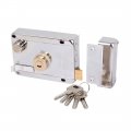 Uxcell Door Right Hand Dual Cylinder Deadbolt Spring Latch Safety Rim Lock