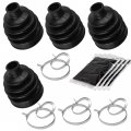 Caltric 2 Front Axle Outer And Inner Cv Boot Kit For Kawasaki Prairie 360 Kvf360 2009-2012