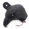 Httmt Mt246-008-a- Black Eagle Head Horn Cover Compatible With 1992 And Up H-d-davidson Side Mount Cowbell All V-rod S Red Led