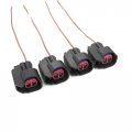 Ixgkhc Set 8pc Fuel Injectors Connector Plug Harness 12580681 Fits 2004-2010 For Chevy Gmc Buick 4 8 5 3 0 6 2