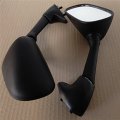 Httmt Mt252-017-bk Oem Replacement Racing Mirrors Compatible With Yzfr1 Yzf-r1 R1 2007 2008 Black