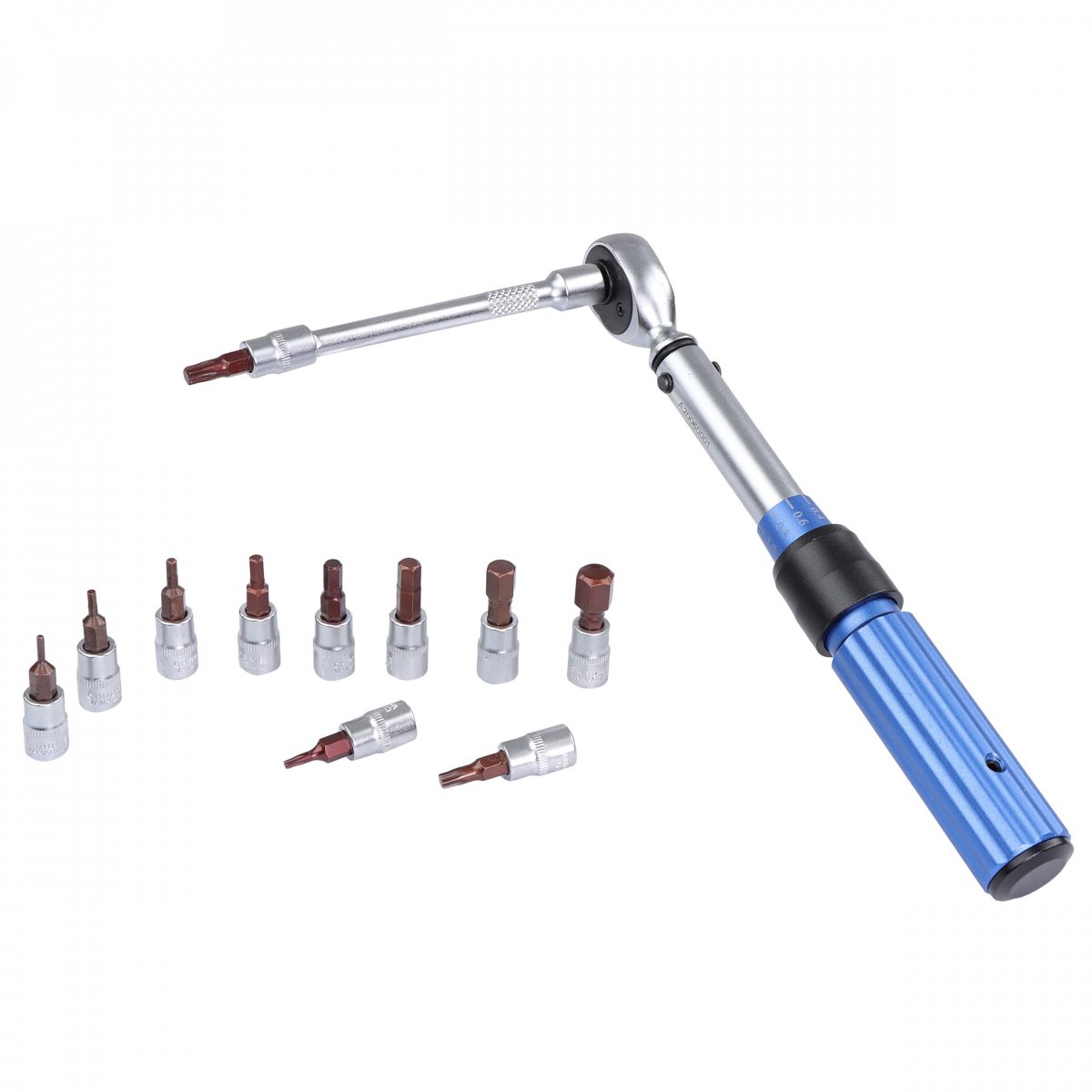 Abn Drive Click Torque Wrench Set 1 4in 14pc 2-20nm Dual Direction And Bit Bicycle Tool