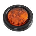 Partsam 10x Amber 2 Round Sealed Clearance Marker Light 4led Grommet Mount Rv Accessories 