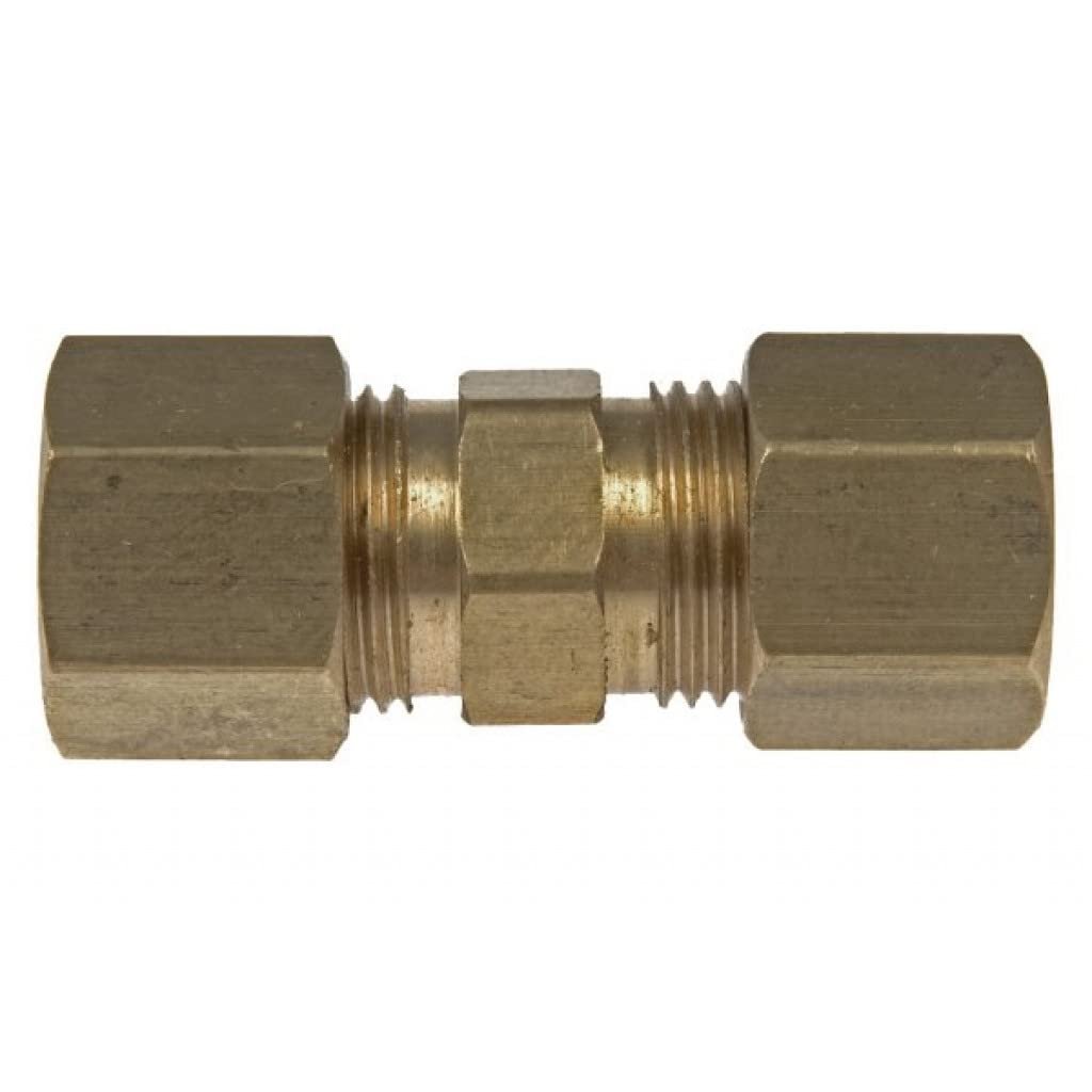 Brass Straight Compression Fitting 0 31 In End Size Alx-pau-rb-800-222-cl360a50 1 And 2