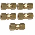 Brass Straight Compression Fitting 0 31 In End Size Alx-pau-rb-800-222-cl360a50 1 And 2 