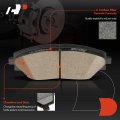 A-premium Front Ceramic Disc Brake Pads Set Compatible With Mazda 3 2014-2018 Sport Cx-3 Cx3 2016-2021 4 Pcs