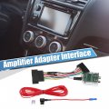 X Autohaux Car Add An Amp Amplifier Adapter Interface To Radio System For Ford 2011-2018 With Red Extension Wire