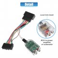 X Autohaux Car Add An Amp Amplifier Adapter Interface To Radio System For Ford 2011-2018 With Red Extension Wire