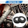 Vekauto 2 Pcs Muffler Tape 1 Inch X 50 Ft Self Adhesive Exhaust Wrap Universal For Automobile Electrical Harness Noise