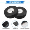 Vekauto 2 Pcs Muffler Tape 1 Inch X 50 Ft Self Adhesive Exhaust Wrap Universal For Automobile Electrical Harness Noise