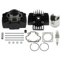 60cc Top End Rebuild Kit For Yamaha Pw50 1981 2009 And Qt50 1979 1987 Cylinder Head Piston Gasket Rings Repair Replaces 93310