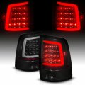 Amerilite For 2009-2018 Dodge Ram 1500 2500 3500 Truck C-type Sequential Led Smoke Black Replacement Tail Light Set Passenger