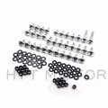 Smt-silver Normal Fairing Bolts Compatible With 1999-2007 Suzuki Hayabusa Gsx1300r Gsx-r 1300 B00rudvoxc