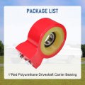 Driveshaft Carrier Bearing Replacement For Chevy Impala1958-1964 Chevy Gmc Truck 1963-1972 Heavy Duty Aluminum Poly Red