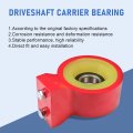 Driveshaft Carrier Bearing Replacement For Chevy Impala1958-1964 Chevy Gmc Truck 1963-1972 Heavy Duty Aluminum Poly Red