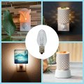 Ocs Parts E12 Candelabra Base Multipurpose Dimmable Light Bulbs 4-pack 15 Watt C7 Warm White For Scentsy Plug-ins Salt Lamps 