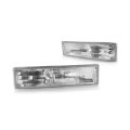 Pair Park Signal Side Marker Lights For 1995 2005 Chevy Astro And Safari Driver Passenger Gm2520147 Gm2521147 16523211 16523212 
