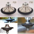 Raizi F20 Type Vacuum Brazed F Ogee-bullnose Diamond Hand Profile Wheel Router Bit For Granite Edge With 5 8 -11 Thread