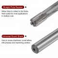 Harfington Chucking Reamer 9 1mm H7 Carbide Tip Straight Flutes Round Shank Lathe Machine Milling Cutter