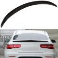 Amg Style Rear Trunk Spoiler Wing Carbon Fiber Fits For 2016-2019 Mercedes-benz Glc Coupe Glossy Black Lip 