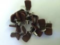 L-shaped Shelf Suport Nickel Plated With Hole 5mm 100pcs 