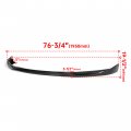 Kuafu Front Bumper Lip Compatible With 2012-2016 Tesla Model S Sedan Spoiler Splitter Air Chin Body Kit 3pcs Carbon Fiber