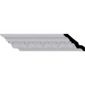 Ekena Millwork Mld03x04x06pa-case-2 Palmetto Crown Moulding 3 H X 4 5 8 P 6 F 94 1 L Factory Primed 2 Count 