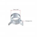 Uxcell Spring Band Type Clamp 17mm Inner Dia Fit 17 5-18 2mm Od Hose Fuel Line Silicone Tube Clips Silver Manganese Steel 20pcs