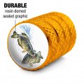 Crappie Fishing 7 Valve Stem Caps For Tire Rim Wheel Aluminum Yellow
