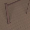 Deckorators Contemporary Cable 6 Ft X 42 In Nominal Weathered Brown Aluminum Top Rail Kit