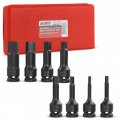 Abn 1 2 Inch Drive Engine Head Bolt Socket Set 8 Piece H Type Metric Mechanic Tool