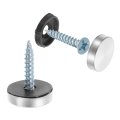 36pcs Screw Covers Caps 16mm Dia Stainless Steel Mirrors Decorative Cover Nails Flat Gasket Screw Fasteners For Sign 