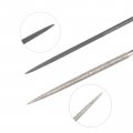 Uxcell 2mm X 100mm Round Diamond 3mm 140mm Second Cut Steel Needle File Set Of 15 Pcs
