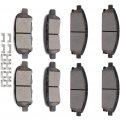Aintier Automotive Replacement Brake Pads Front Rear Fit For Nissan 370z 2018 For Juke 2017 Maxima Murano Pathfinder 2017-2018