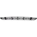 Front Bumper Grille For Mercedes Benz E320 2003 2004 2005 2006 Lower Center Plastic Black Sedan Wagon With Avantgarde And Sport 