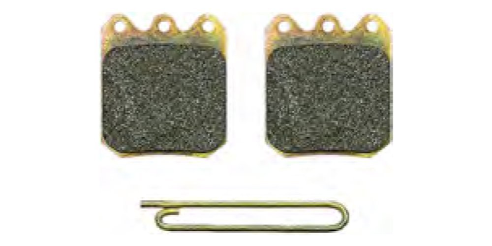 Semi Metallic Brake Pads For Arctic Cat Z 440 1995 To 2002 Carbon Kevlar Aramid Fiber Dot Rating Ff Part Number 125130 116