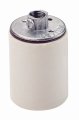 Leviton 10045 Medium Base One-piece Keyless Incandescent Glazed Porcelain Lampholder White 