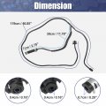 X Autohaux Engine Coolant Overflow Hose Expansion Tank For Ford Focus 2 0l L4 2012-2018 Radiator Reservoir Container Replace
