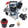 Carburetor Standard 24 Mm Gy6 For Suzuki An 125 U Cf42a With Intake Manifold Gasket Air Filter And Fuel
