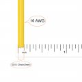 Uxcell Silicone Wire 16 Awg Ultra Flexible 600v Electric Strands Of Tinned Copper Ft Yellow