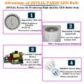 Jsvsal 2-pack Par20 Led Bulb 100w Replacement Purple Dimmable 12w 3030 Chips 1350lm E26 Medium Base Aluminum Casing Spot Light