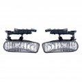 1999-2002 Chevy Silverado 1500 Pair Fog Lights Driver And Passenger Side Gm2592113 Gm2593113 Replaces 10368476 10368477 