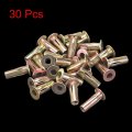 Multi-grip Rivet-nut M6 Pre-bulbed Shank Carbon Steel Color-zinc-plated Flat Head Threaded Insert Nut 30pcs