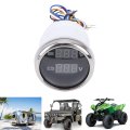 52mm Digital Voltage Gauge 2 In 1 Water Level Meter Universal 12v 24v With Backlight For Cars Rvs Trucks Boats