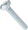 Carriage Bolt 1 2 X 3 5 In Alloy Steel Zinc Plated Silver Grade Fully Threaded Flat Head 25 Pack Model 240312 
