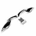 Httmt- Universal Motorcycle Chrome Windy Rear View Side Adjustable Mirrors Compatible With Any 8mm 10mm Standard Mount Street