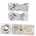 Osaladi Keyed Hasp Locks Knob Metal Cabinetsing Angle Locking Lock With Keys Door Drawer Padlock Showcase Lock Cabinet Iron