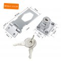 Osaladi Keyed Hasp Locks Knob Metal Cabinetsing Angle Locking Lock With Keys Door Drawer Padlock Showcase Lock Cabinet Iron