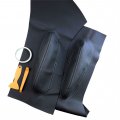 2pcs Leather Door Panel Insert Cards Cover Replacement For Beetle 1998-2010 Black
